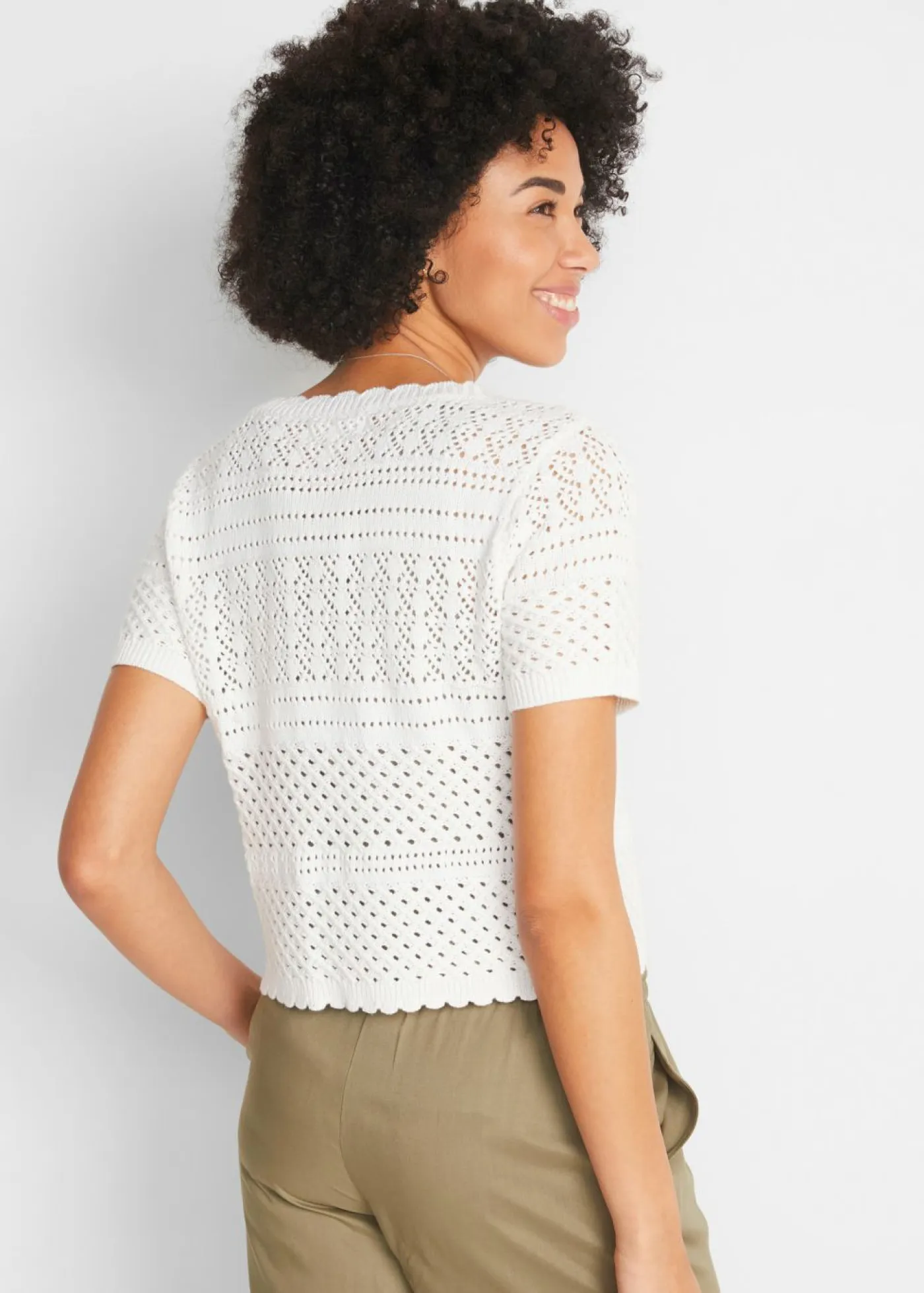 Outlet Bolero corto de ganchillo Mujer Chaquetas Y Abrigos|Ropa De Punto