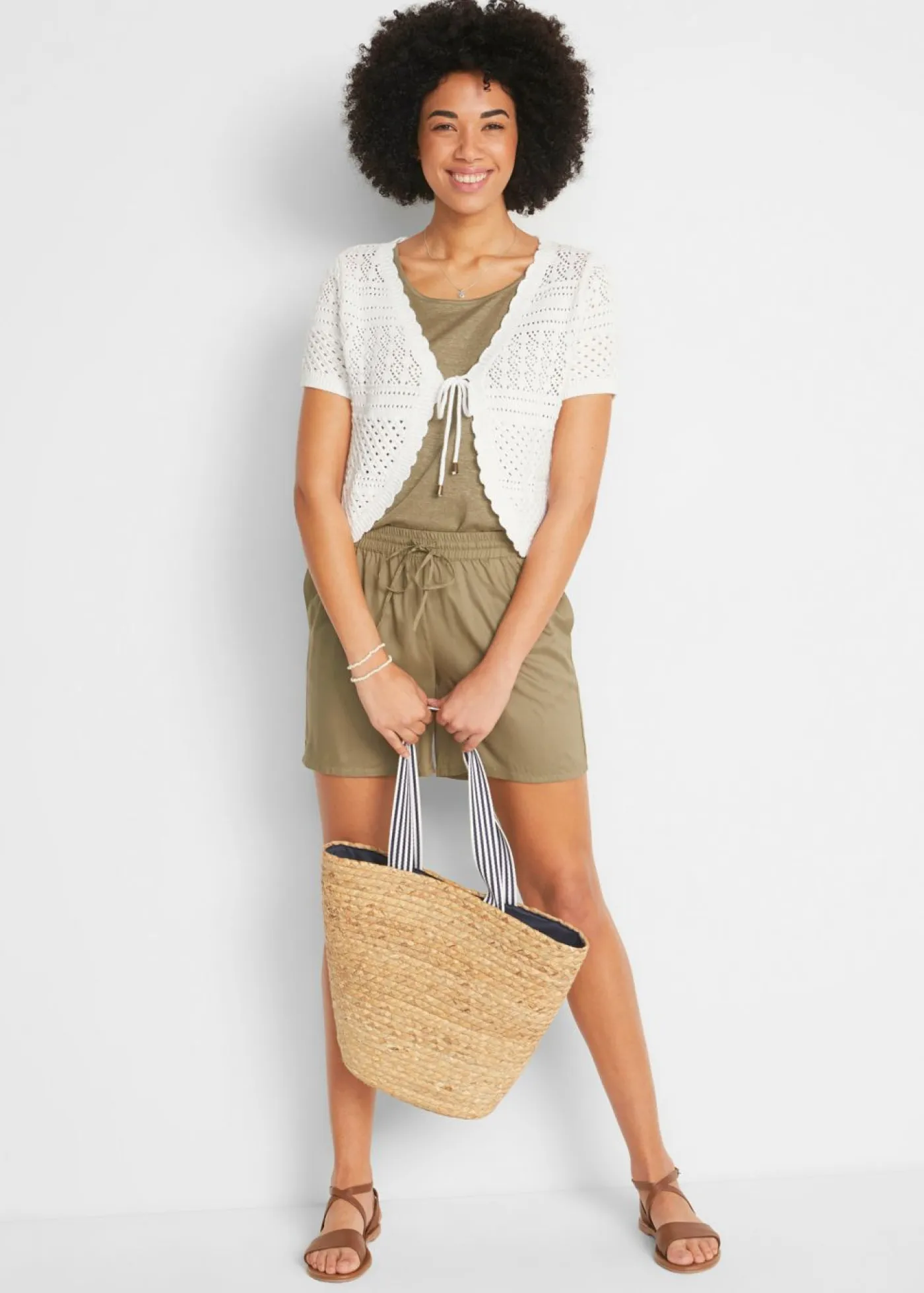 Outlet Bolero corto de ganchillo Mujer Chaquetas Y Abrigos|Ropa De Punto