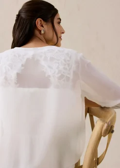 Online Bolero de gasa fina Mujer Chaquetas Y Abrigos|Ropa Elegante