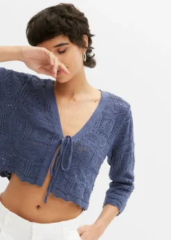 Online Bolero de punto ajour Mujer Jerséis|Ropa De Punto