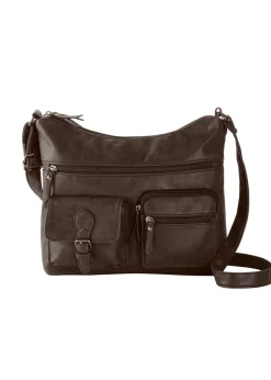 New Bolso bandolera con bolsillos exteriores Mujer Bolsos