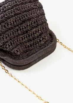 New Bolso bandolera de paja Mujer Bolsos