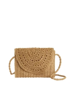 New Bolso bandolera de paja Mujer Complementos Temáticos·Accesorios Veganos|Bolsos