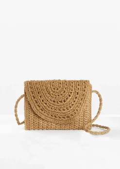 New Bolso bandolera de paja Mujer Complementos Temáticos·Accesorios Veganos|Bolsos