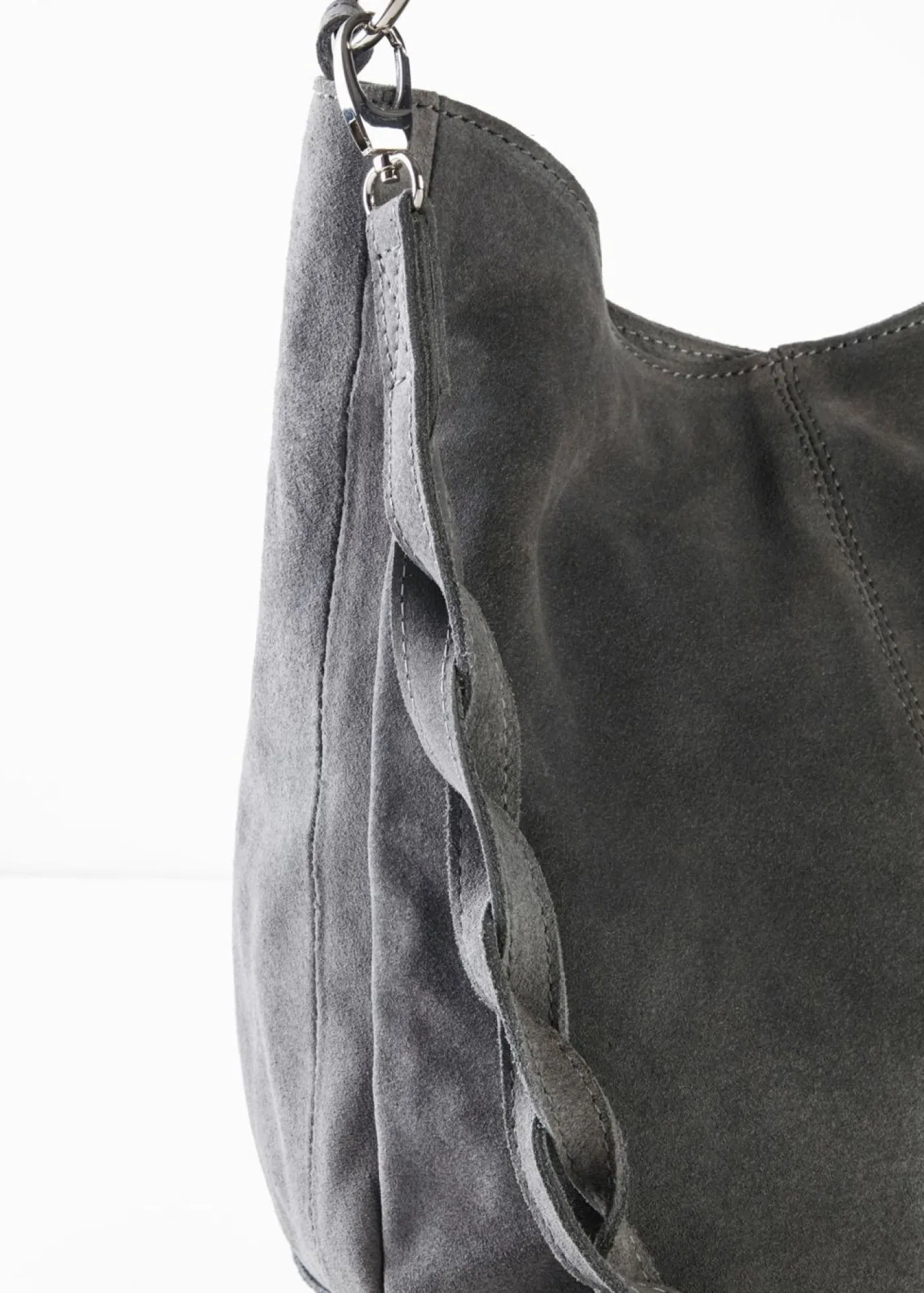 Online Bolso de ante con correa decorativa adicional Mujer Complementos Temáticos·Complementos De Piel|Bolsos