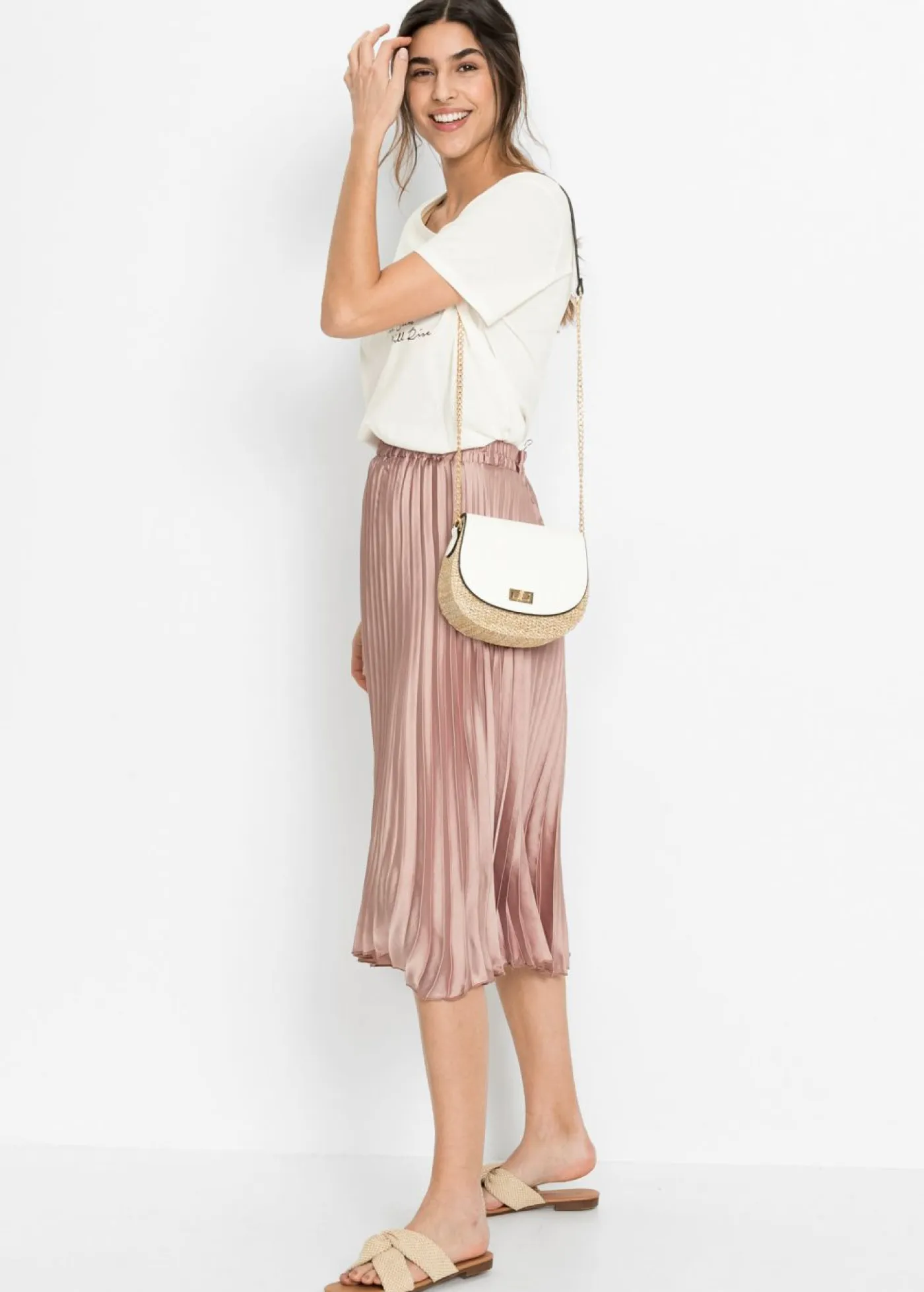Clearance Bolso de estilo bandolera de paja Mujer Bolsos|Ropa De Playa