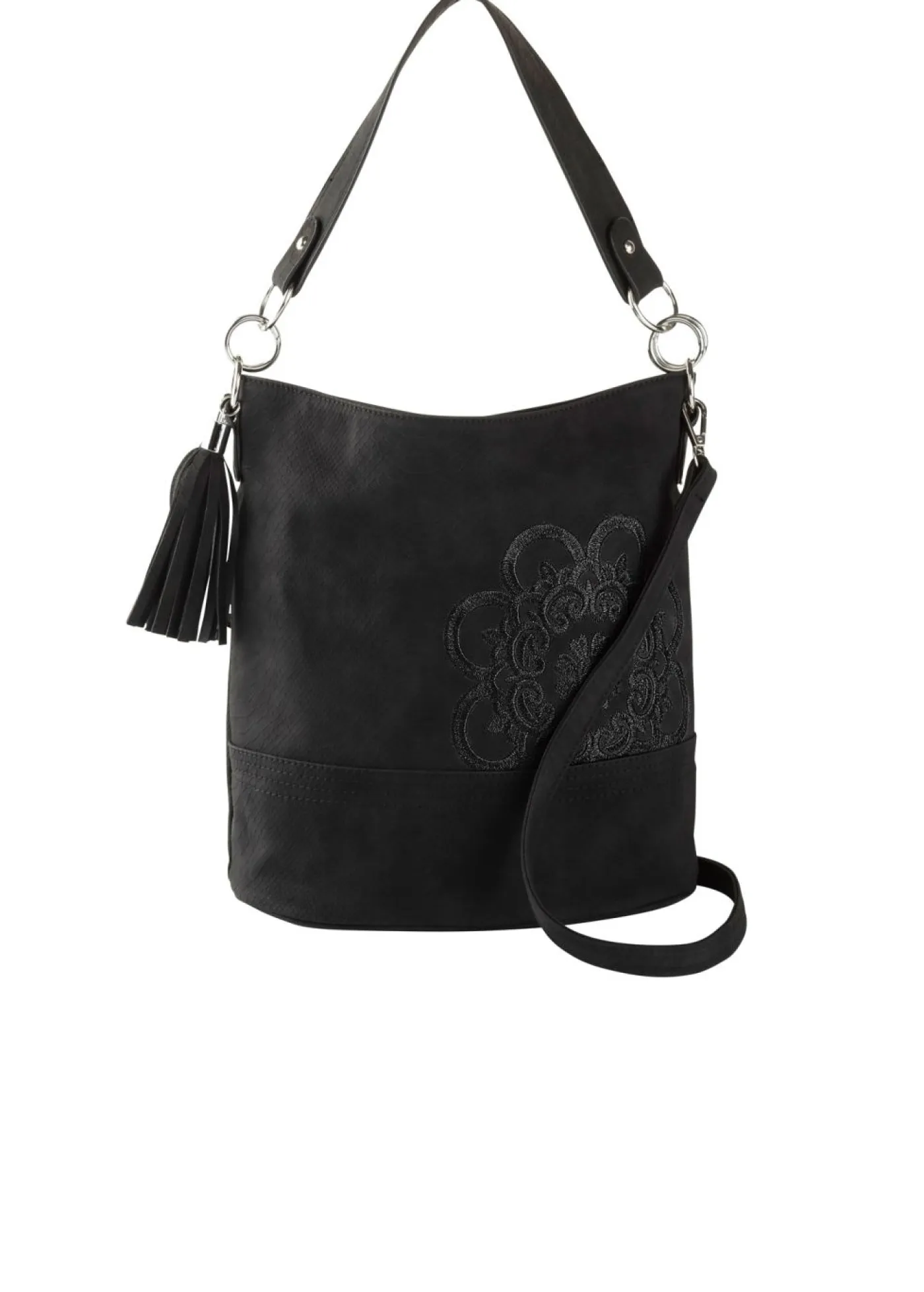 Clearance Bolso de mano con bordado Mujer Complementos Temáticos·Accesorios Veganos|Bolsos