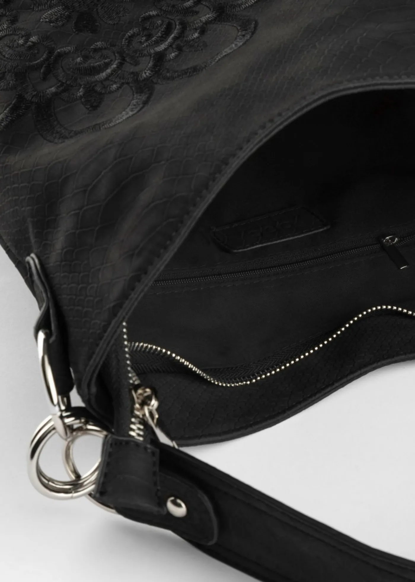 Clearance Bolso de mano con bordado Mujer Complementos Temáticos·Accesorios Veganos|Bolsos