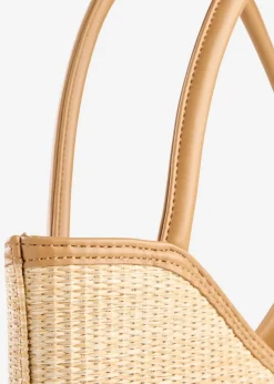 Online Bolso shopper con aspecto de paja Mujer Bolsos
