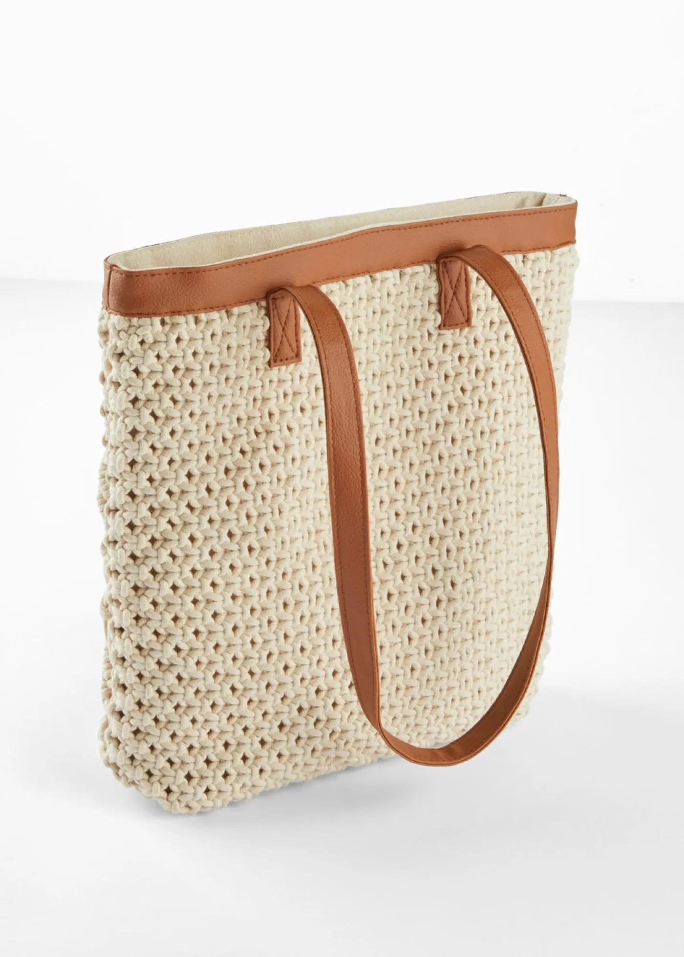 Bolso shopper de macramé Mujer Complementos Temáticos·Accesorios Veganos|Bolsos