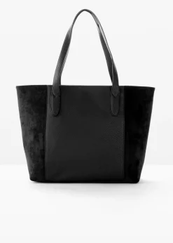 Online Bolso shopper grande con mezcla de materiales Mujer Complementos Temáticos·Accesorios Veganos|Bolsos