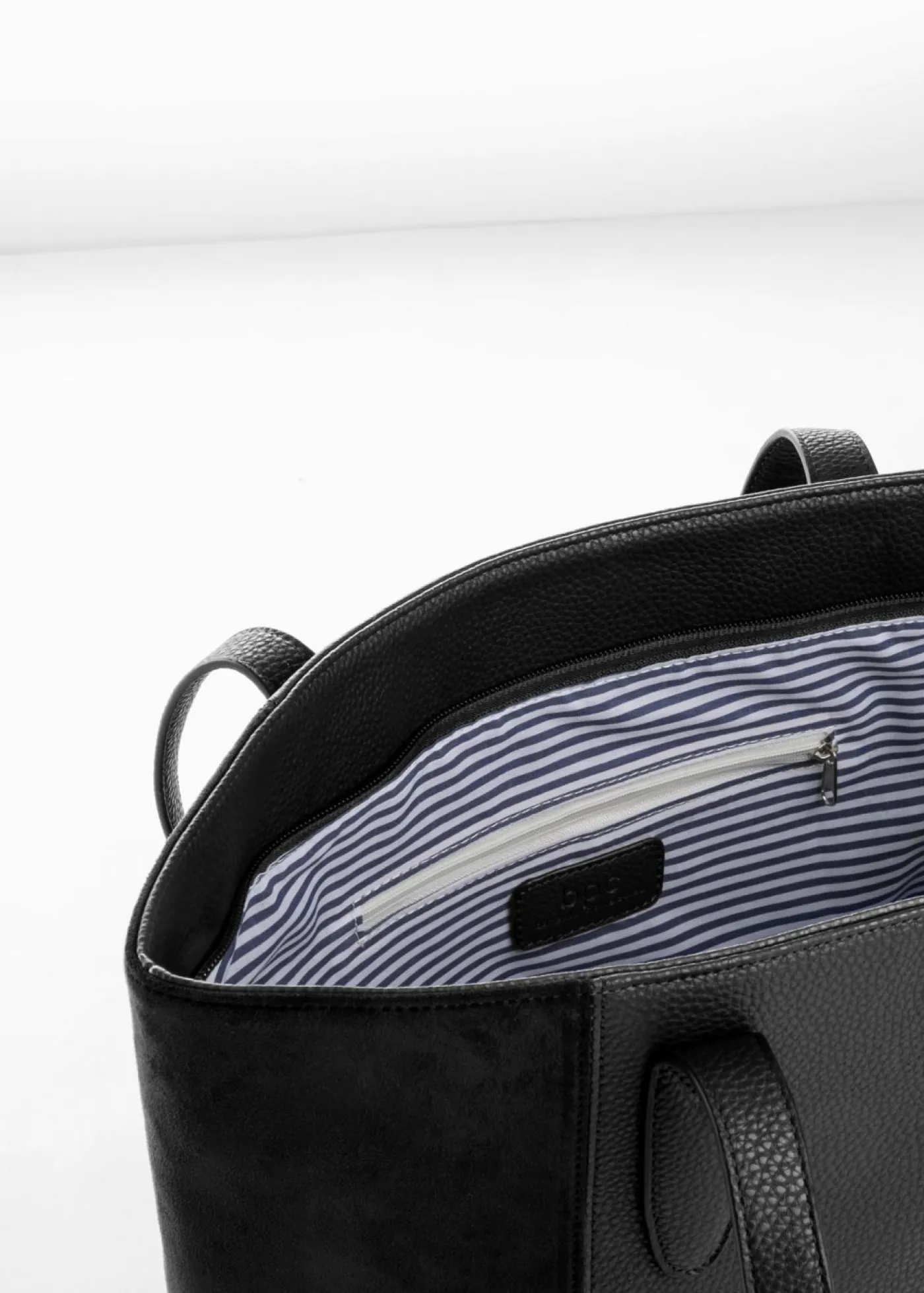 Online Bolso shopper grande con mezcla de materiales Mujer Complementos Temáticos·Accesorios Veganos|Bolsos