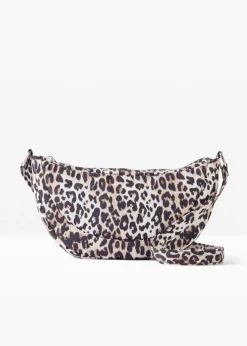 Best Bolso tipo bandolera de nailon con estampado de leopardo Mujer Bolsos