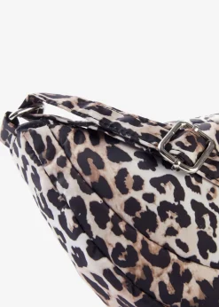 Best Bolso tipo bandolera de nailon con estampado de leopardo Mujer Bolsos