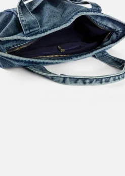 Bolso vaquero tipo shopper Mujer Complementos Temáticos·Accesorios Veganos|Bolsos