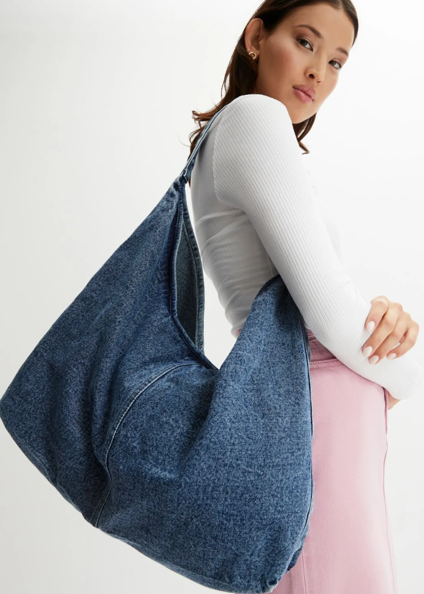 Bolso vaquero tipo shopper Mujer Complementos Temáticos·Accesorios Veganos|Bolsos
