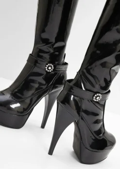 Outlet Botas altas con plataforma Mujer Zapatos De Tacón Alto|Botas