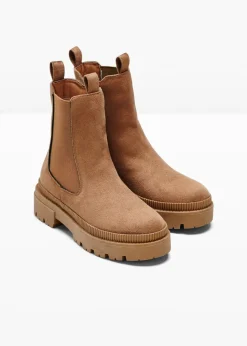 Sale Botas Chelsea con suela perfilada Mujer Botines De Nieve·Botines Chelsea|Botines De Nieve·Botas Con Tacón