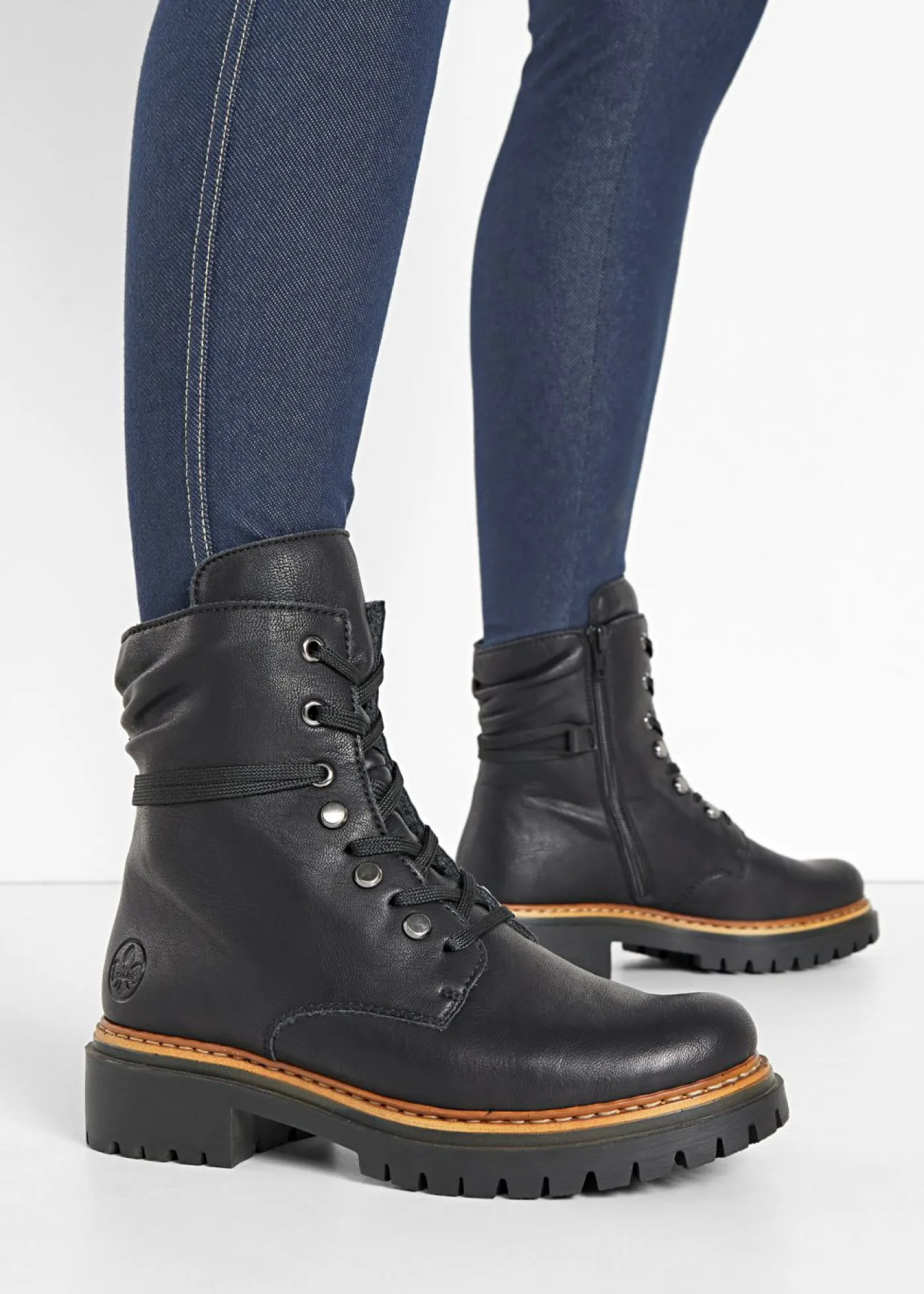 Outlet Botas cómodas, con cordones y forradas, de Rieker Mujer Botines De Nieve·Botas Con Cordones|Botines De Nieve·Botines Forrados