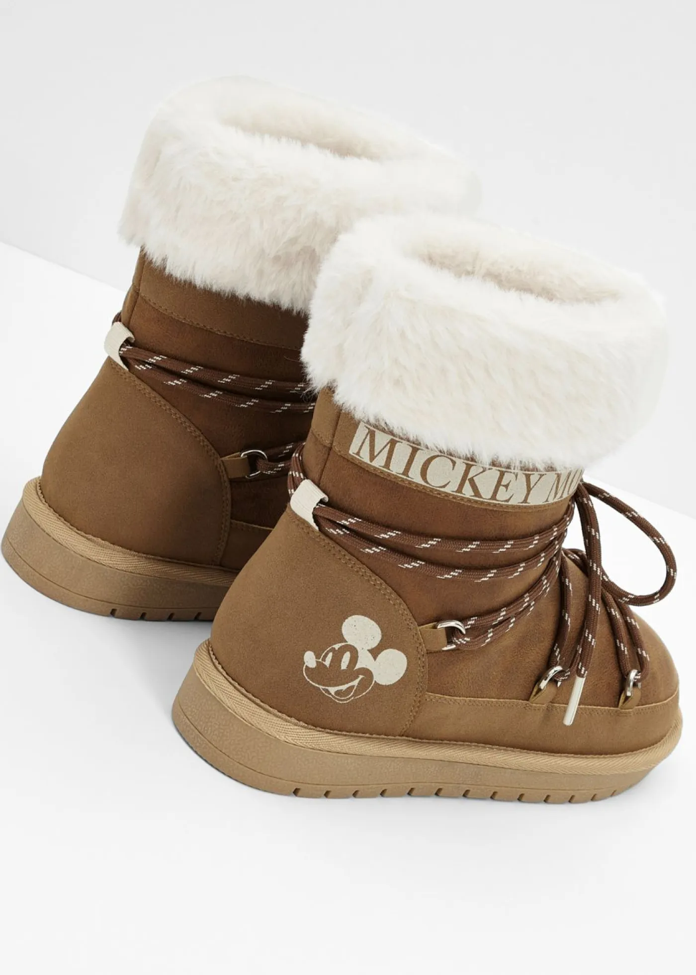 Discount Botas con cordones de Mickey Mouse Mujer Botines De Nieve·Botas Con Cordones|Botines De Nieve·Botines Forrados