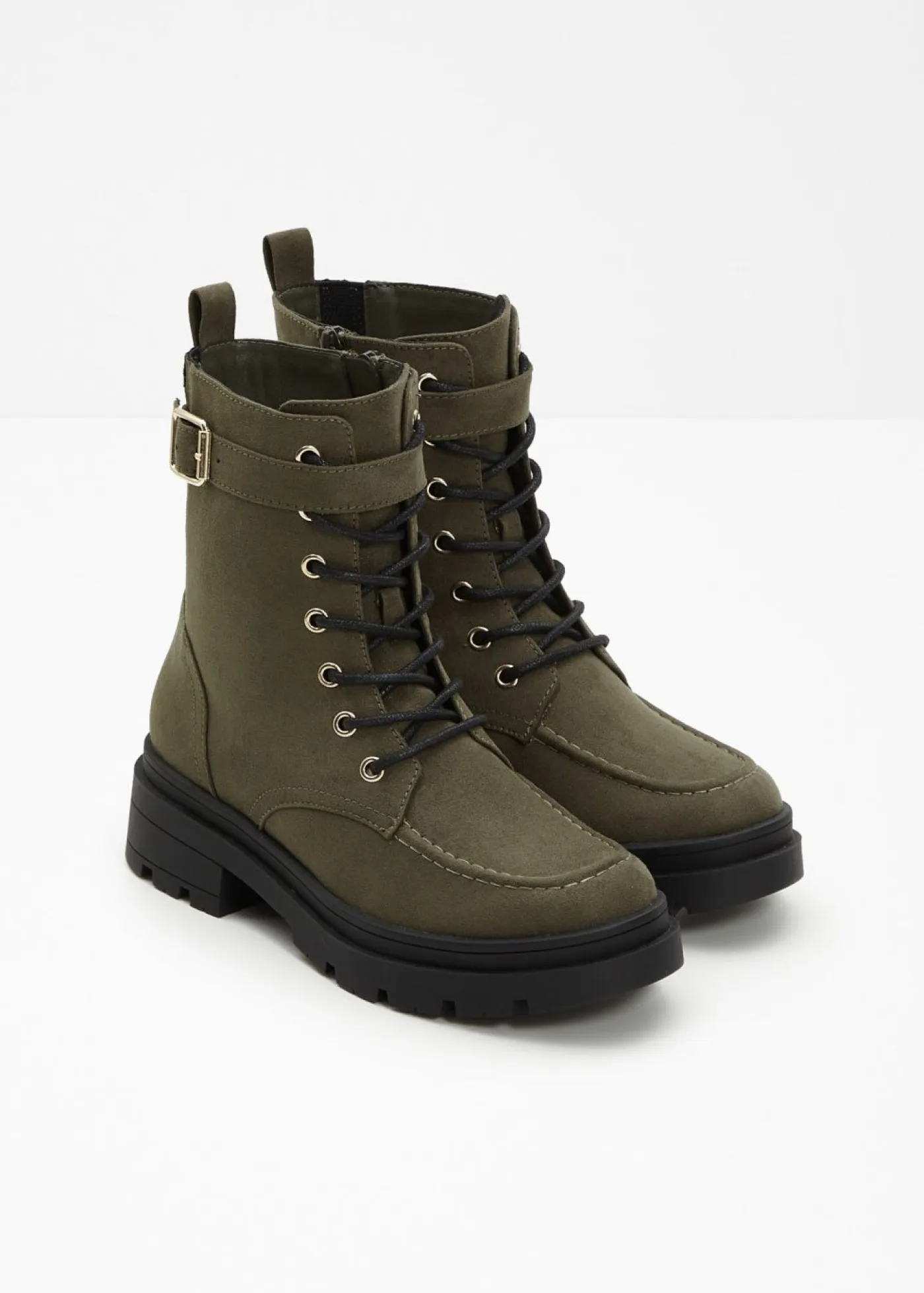 Outlet Botas con cordones y hebilla Mujer Botines De Nieve·Botas Con Cordones|Botines De Nieve·Botines Forrados