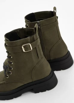 Outlet Botas con cordones y hebilla Mujer Botines De Nieve·Botas Con Cordones|Botines De Nieve·Botines Forrados
