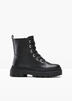 New Botas con cordones y suela perfilada Mujer Botines De Nieve·Botas Con Cordones|Botines De Nieve·Botas Con Tacón