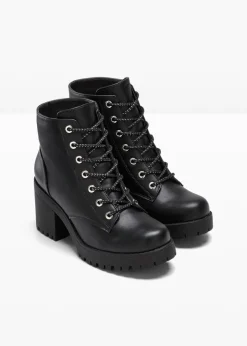Sale Botas con cordones y tacón ancho Mujer Botines De Nieve·Botas Con Cordones|Botines De Nieve·Botas Con Tacón