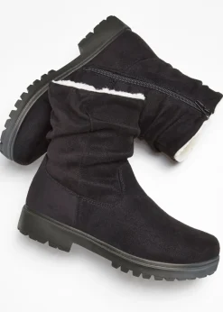 New Botas con fruncido Mujer Tendencias·Zapatos Veganos|Botines De Nieve·Botines Clásicos