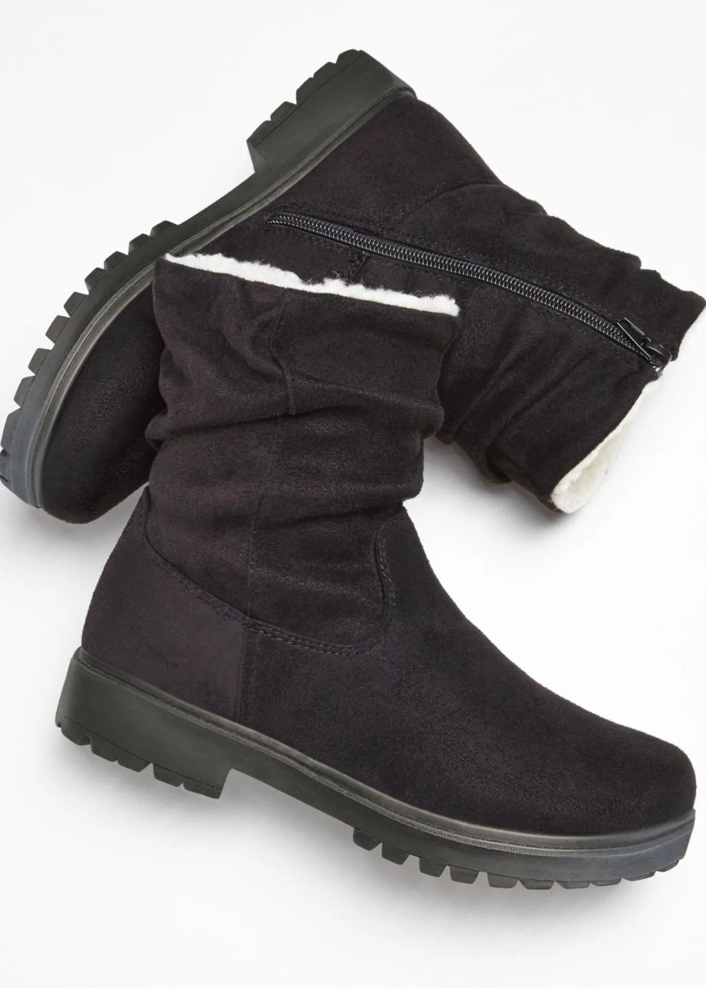 New Botas con fruncido Mujer Tendencias·Zapatos Veganos|Botines De Nieve·Botines Clásicos