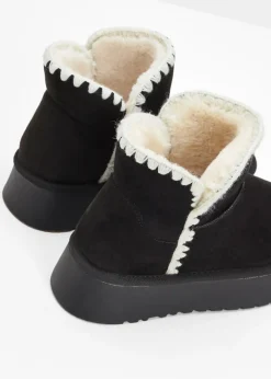 Hot Botas con plataforma Mujer Tendencias·Zapatos Veganos|Botines De Nieve·Botines Forrados