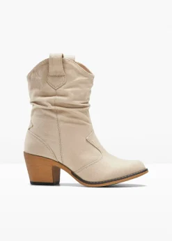 Best Botas de estilo cowboy con fruncido Mujer Botines