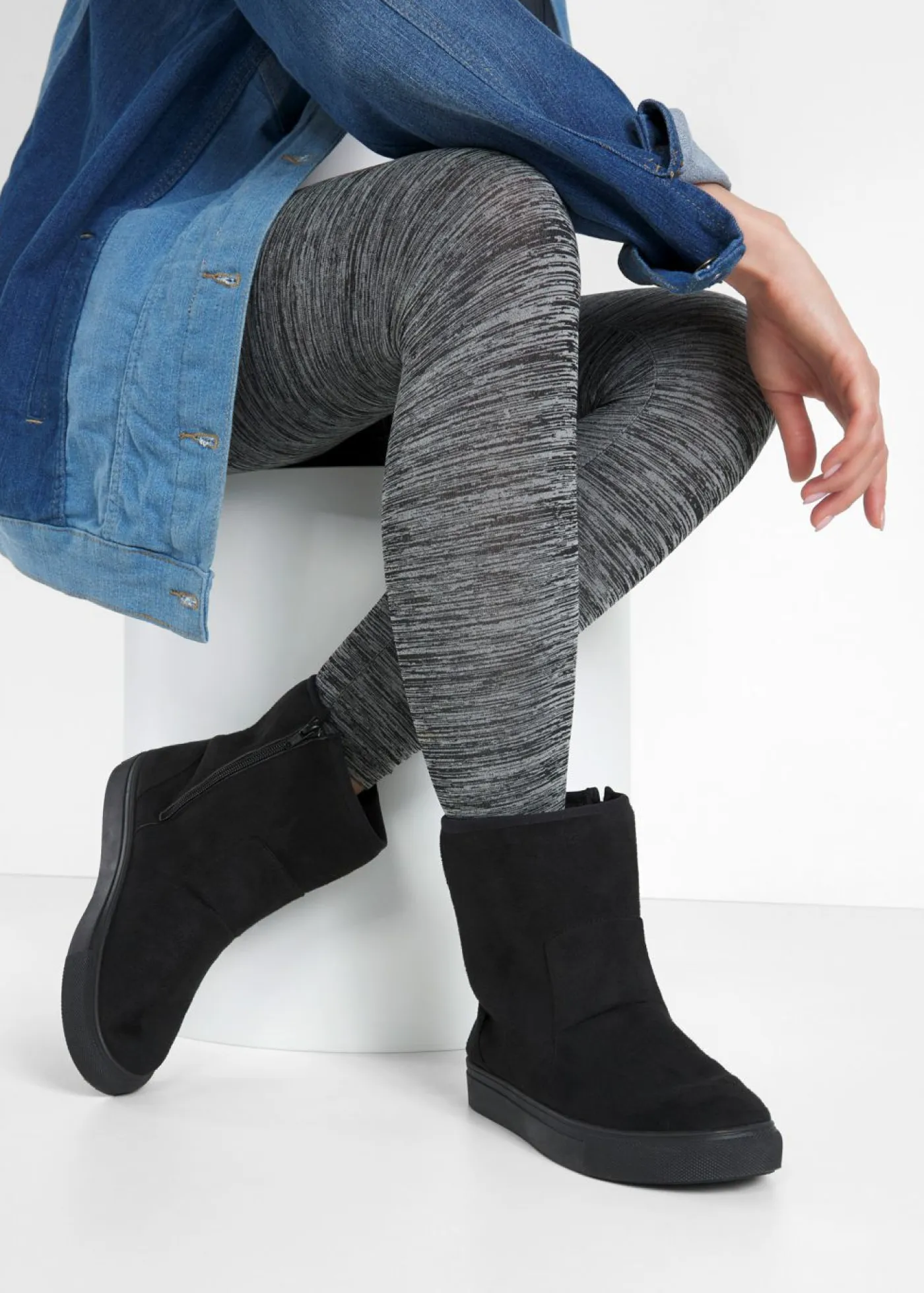 Hot Botas de invierno Mujer Tendencias·Zapatos Veganos|Botines De Nieve·Botines Clásicos