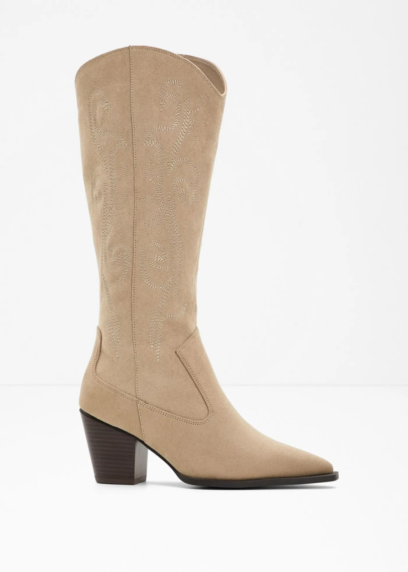 New Botas estilo cowboy con bordados Mujer Botas