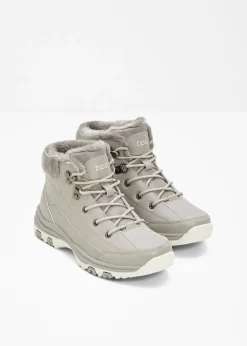 Clearance Botas forradas con cordones Mujer Tendencias·Zapatos Veganos|Botines De Nieve·Botas Con Cordones