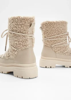 New Botas forradas con cordones Mujer Botines De Nieve·Botas Con Cordones|Botines De Nieve·Botines Forrados