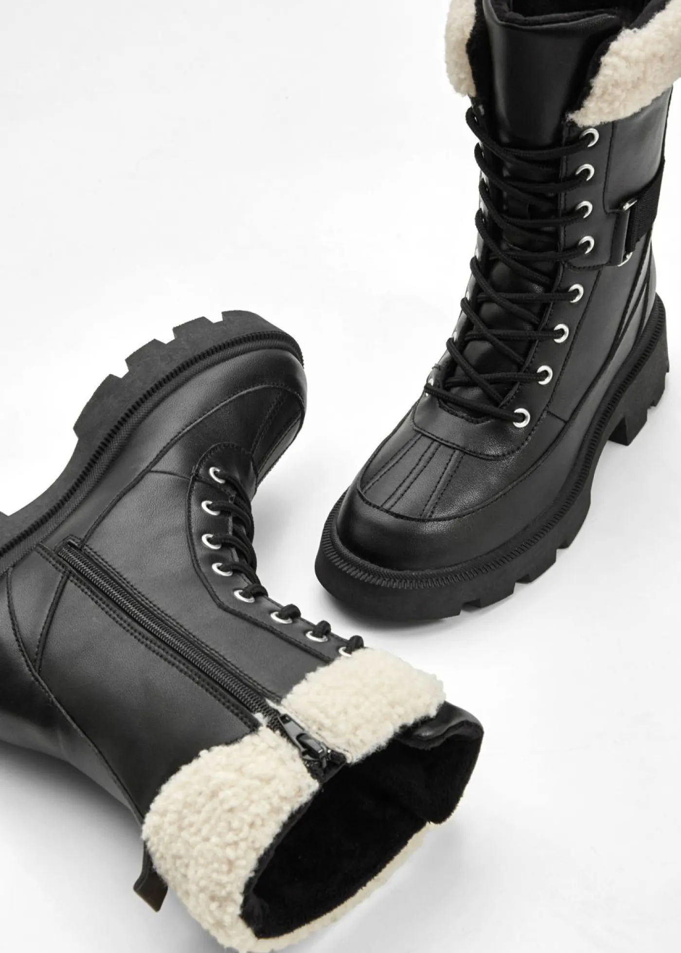 New Botas forradas con cordones Mujer Botines De Nieve·Botas Con Cordones|Botines De Nieve·Botines Forrados