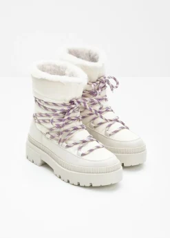 Outlet Botas forradas con cordones Mujer Botines De Nieve·Botas Con Cordones|Botines De Nieve·Botines Forrados