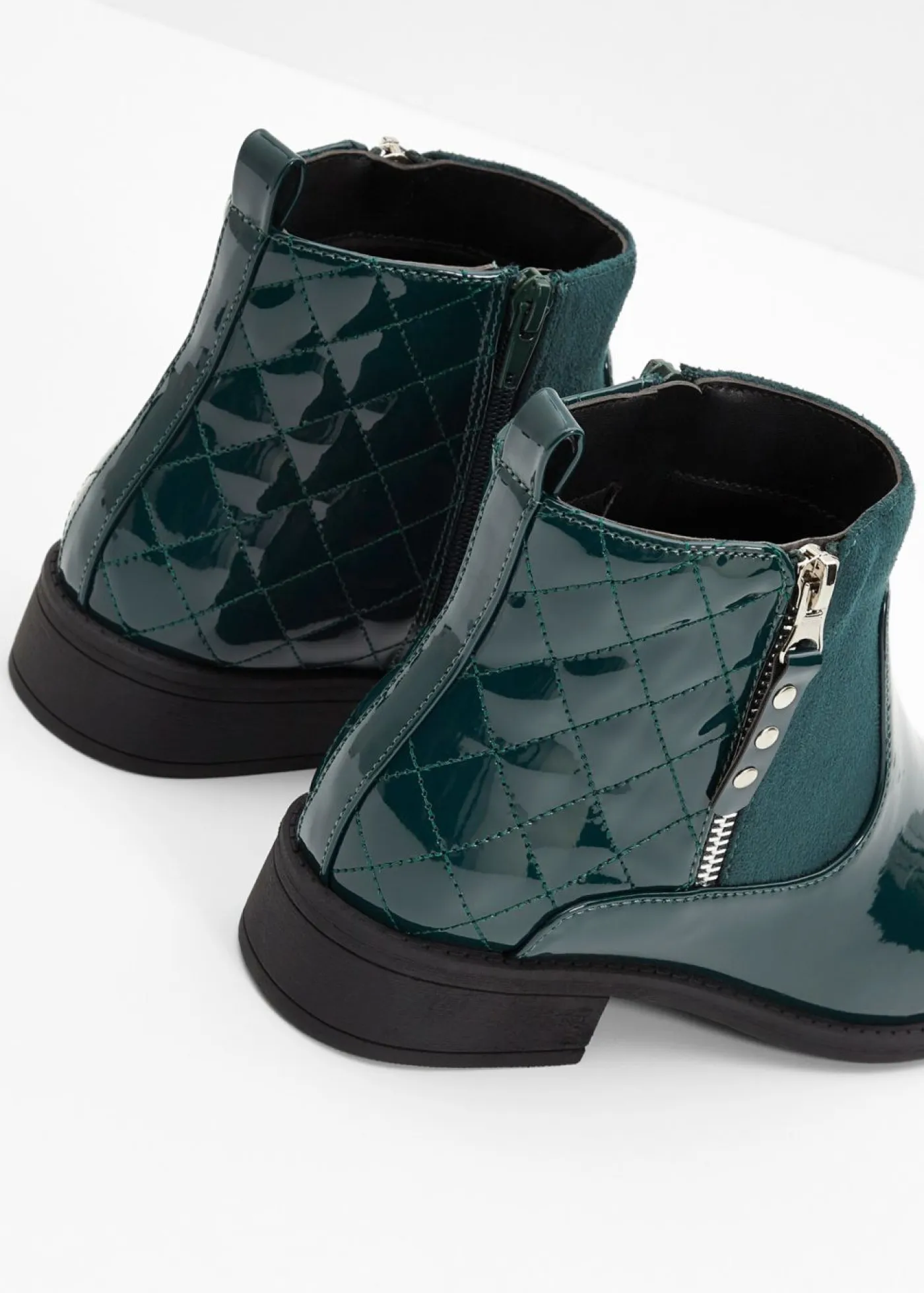 Online Botines con aspecto de charol Mujer Tendencias·Zapatos Veganos|Botines