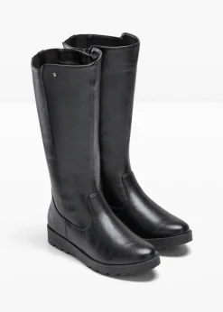Clearance Botines de caña ancha Mujer Tendencias·Zapatos Veganos|Botas