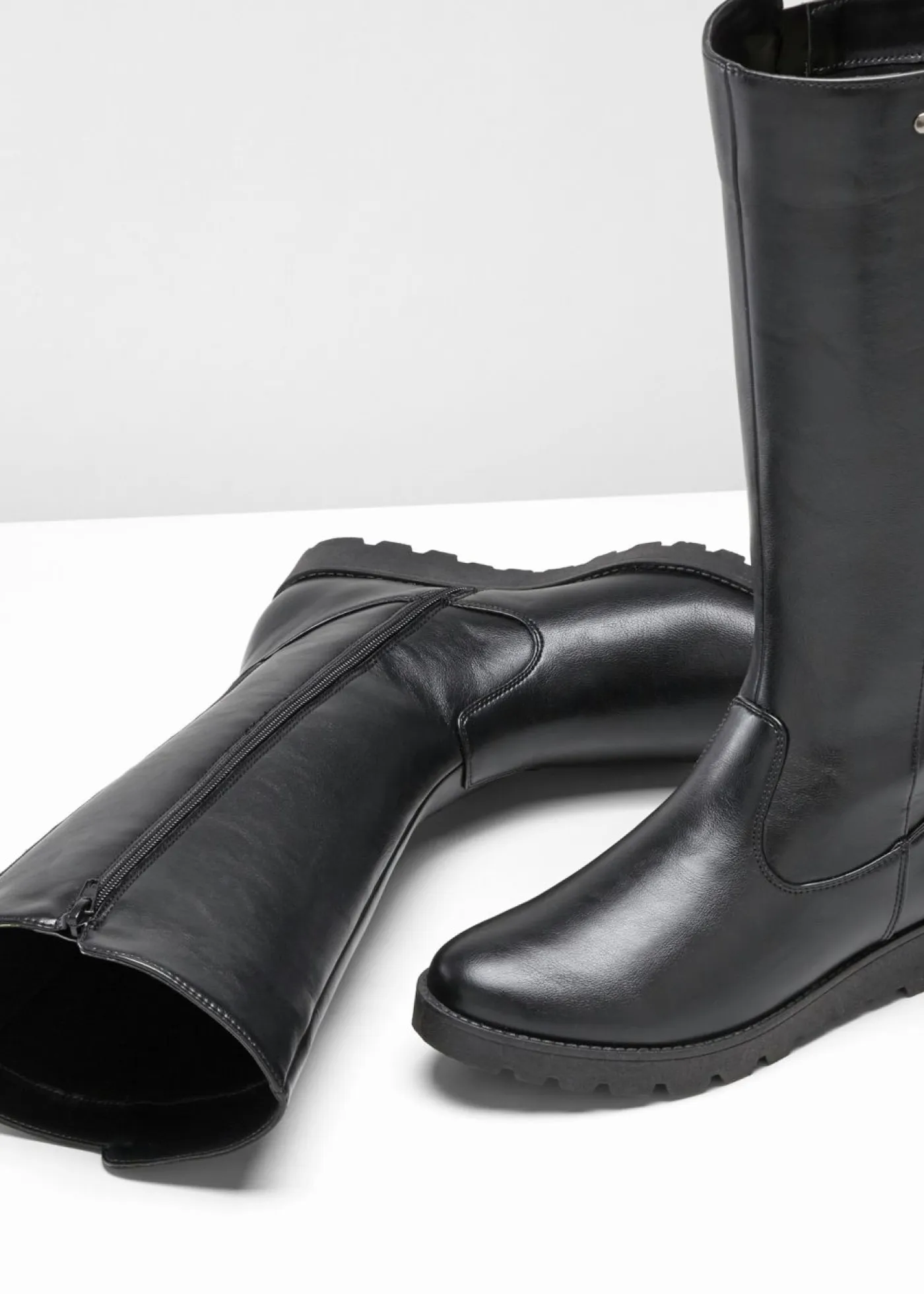 Clearance Botines de caña ancha Mujer Tendencias·Zapatos Veganos|Botas