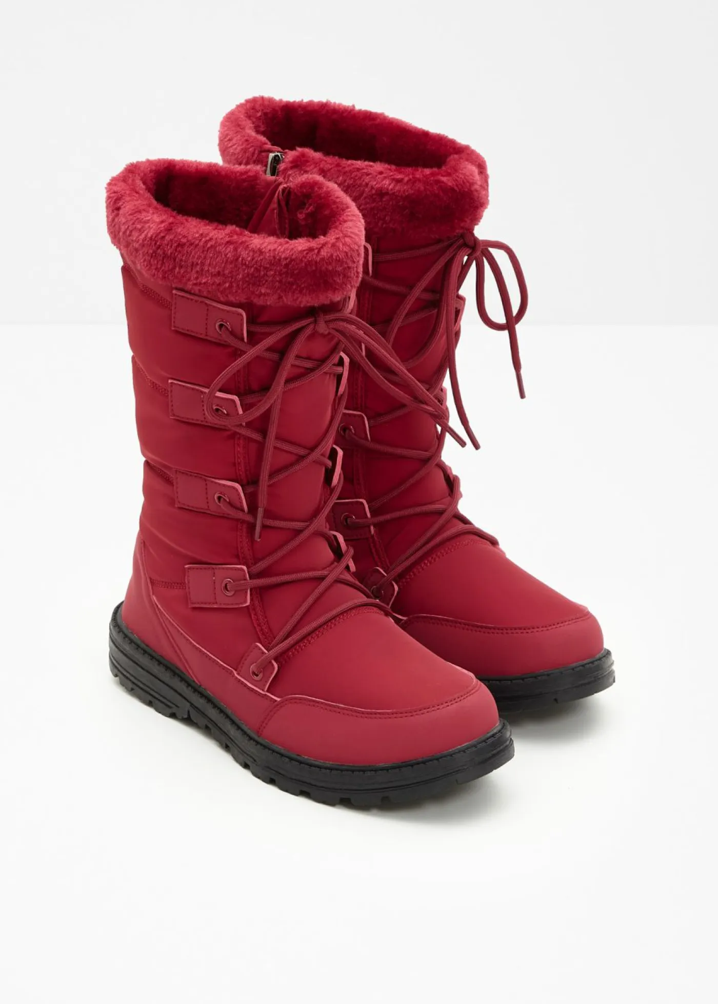 Clearance Botines de cordones Mujer Tendencias·Zapatos Veganos|Botas De Pelo