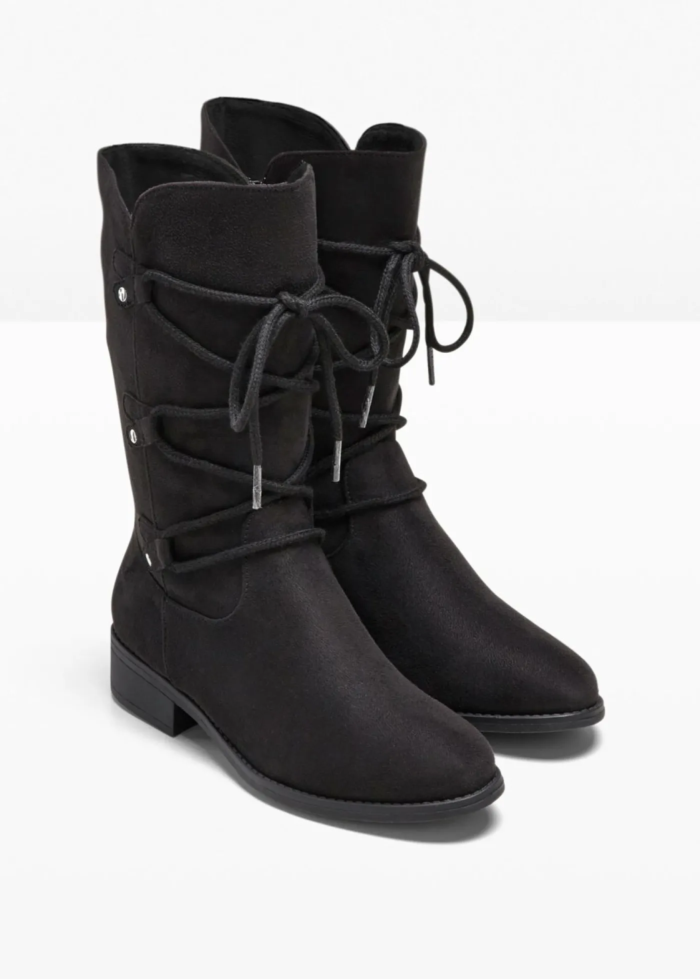 Discount Botines de cordones Mujer Botas De Pelo|Botas