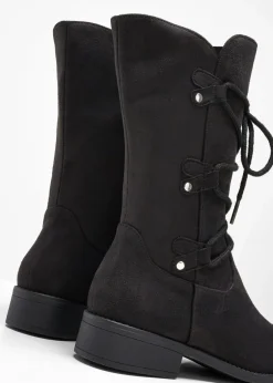 Discount Botines de cordones Mujer Botas De Pelo|Botas