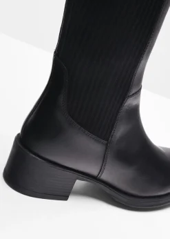Discount Botines de cuero Mujer Botas De Pelo|Botas