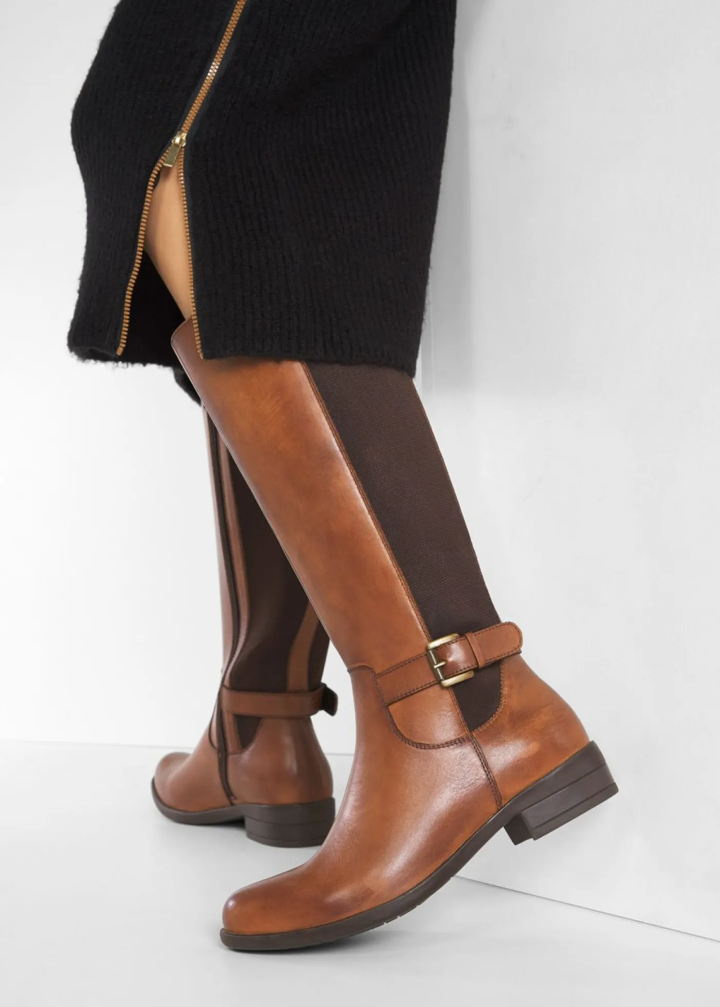 Sale Botines de cuero Mujer Botas|Premium