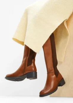 Sale Botines de cuero Mujer Botas De Pelo|Botas