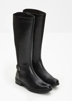 New Botines de cuero Mujer Botas|Premium
