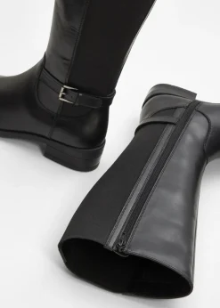 New Botines de cuero Mujer Botas|Premium