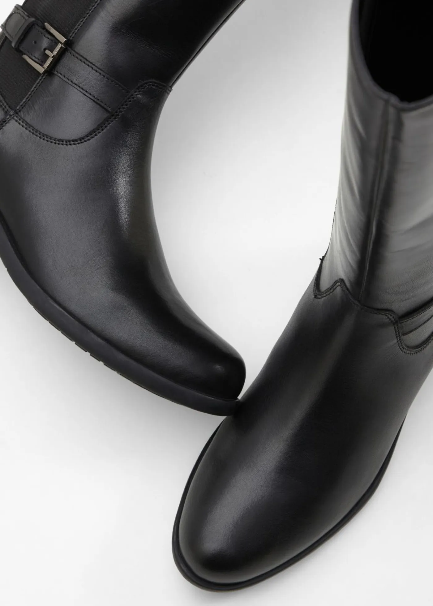 New Botines de cuero Mujer Botas|Premium